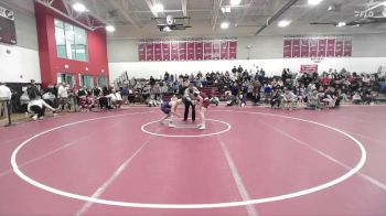 120 lbs Quarterfinal - Cameron Levesque, Caribou vs Michaelray Abeyta, Deering