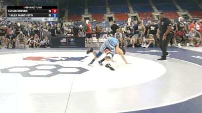 132 lbs Quarters - Lucas Reeves, Pennsylvania vs Alex Marchetti, Pennsylvania