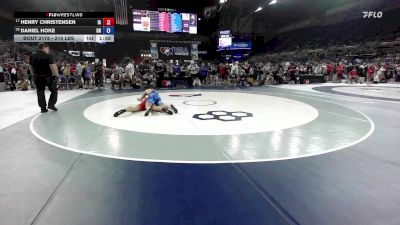 215 lbs Cons. Sub-rd Of 16 - Henry Christensen, IA vs Daniel Hoke, OH