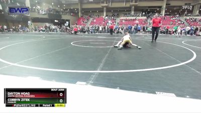 55 lbs Semifinal - Dayton Hoag, South Central Punishers vs Corbyn Zitek, Cavalry