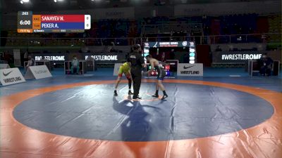 57 kg Nurislam SANAYEV, KAZ vs Ahmet PEKER, TUR