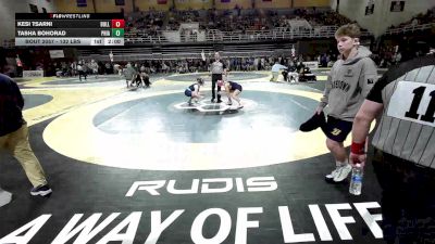 132 lbs Quarterfinal - Kesi Tsarni, Bullis School vs Tasha Bohorad, Phillips Academy