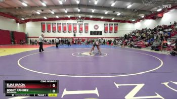 184 lbs Cons. Round 3 - Elias Garcia, Fresno City College vs Bobby Ramirez, Rio Hondo