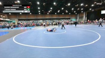 132 lbs Cons. Round 1 - Isaiah Thisius, Nevada Union vs Vaughn Geisendorf, Coronado