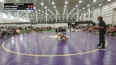 135 lbs Carley Ceshker, Wisconsin vs Sophia Fodera, California Gold