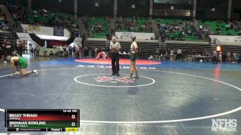 1A-4A 190 Champ. Round 1 - Brady Thrash, Ashville vs Brennan Bowling, St. John Paul II