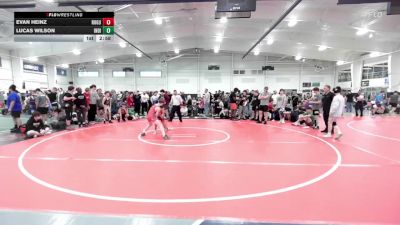 96 lbs 5th Place - Evan Heinz, Rogue Wrestling Club-HS vs Lucas Wilson, Indiana Outlaws White-HS