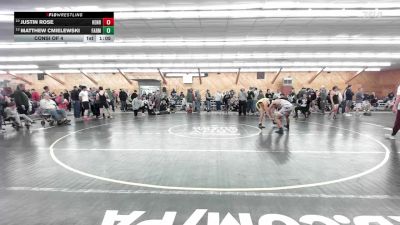 160 lbs Consi Of 4 - Justin Rose, Henryville vs Matthew Cmielewski, Farmingdale