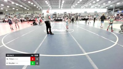 52 lbs Rr Rnd 3 - Wyatt Tilton, Forge Lynch/Stiltner vs Alex Snyder, Felix Wrestling Academy