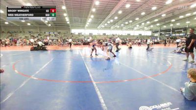 182 lbs Rr Rnd 2 - Brody Wingate, ICE Wrestling Blue vs Wes Weatherford, Ragin Raisins Concord HS