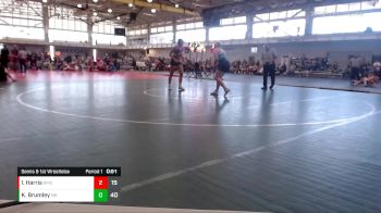180 lbs Semis & 1st Wrestleback (8 Team) - Isabella Harris, Beast Mode Green vs Kaylyn Brumley, Missouri Black