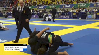 ANY KAROLINE OLIVEIRA vs NIESSA NICOLLE XIMENES FARIAS 2023 Brasileiro Jiu-Jitsu IBJJF