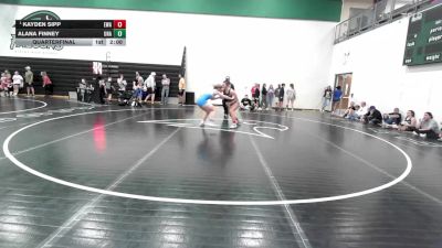 140 lbs Quarterfinal - Kayden Sipp, Elevate Wrestling Academy vs Alana Finney, Unaffiliated