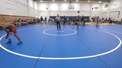 107 lbs 3rd Place Match - Brooklynn Garza, Red Wave Wrestling vs Cain Lopez, Peterson Grapplers