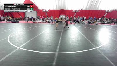 16U Boys - 144 lbs Cons. Round 1 - Trevor Bruhn, Jefferson Wrestling Club vs Dominic Wyrwicki, Wisconsin