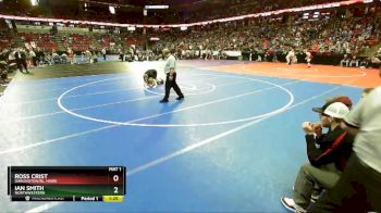 D2-195 lbs Quarterfinal - Ian Smith, Northwestern vs Ross Crist, Darlington/Bl. Hawk