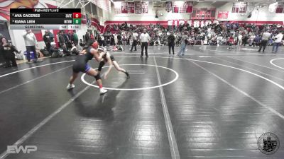 105 lbs Semifinal - Ava Caceres, Santa Teresa vs Kiana Lien, Mt. View
