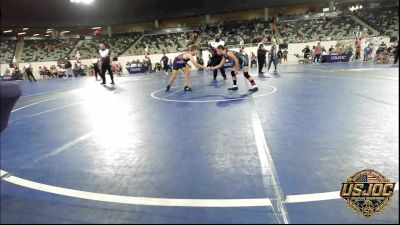 110 lbs Final - Myka Putman, Newcastle Youth Wrestling vs Luke Jordan, Team Tulsa Wrestling Club