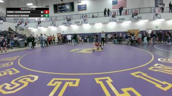77 lbs 3rd Place Match - Francisco Roman, Riverton Middle School vs Owen Coughanour, Riverton Middle School