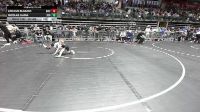 65 lbs Consi Of 16 #2 - Lincoln Blaszak, Buxton (NJ) vs Nicolas Ilaria, Jersey 74