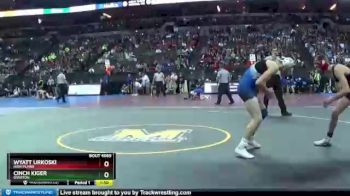 Quarterfinal - Wyatt Urkoski, High Plains vs Cinch Kiger, Overton