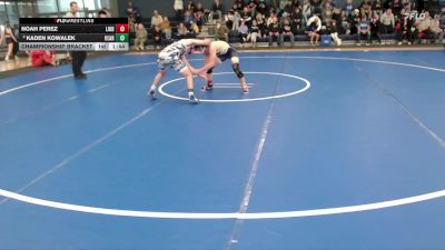 126 lbs Championship Bracket - Noah Perez, Liberty North vs Kaden Kowalek, Kearney