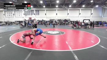 126 lbs Round Of 16 - Julian Colon, Bristol Central vs Ty Jorgenson, Newtown