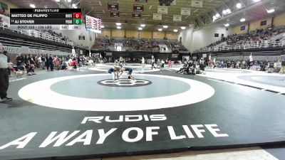 126 lbs Consi Of 16 #2 - Matteo De Filippo, Norfolk Academy vs Aj Stover, The Peddie School