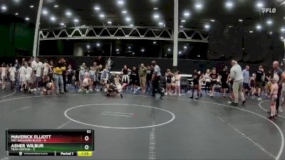 52 lbs Semis (4 Team) - Maverick Elliott, Mat Assassins Black vs Asher Wilbur, Team Gotcha