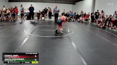 76 lbs Finals (2 Team) - Thomas Jones, Backyard Brawlers vs Griffin Doroshenko, Mat Assassins