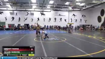 133 lbs Cons. Round 2 - Serenity Thomas, Toledo vs Michael Hazelton, Macomb CC