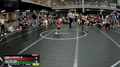 84 lbs Round 5 (8 Team) - Sawyer Akel, Florida Scorpions vs Jared Haddock Jr, Kraken