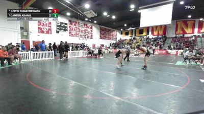 157 lbs Cons. Semi - Carter Adams, South Torrance vs Justin Shnayderman, Beverly Hills