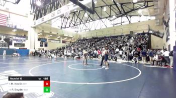 172 lbs Round Of 16 - Max Nevlin, St. Peter's Prep vs Peter Snyder, Blair Academy