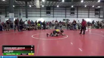 152 lbs Round 5 (6 Team) - Luke Rider, RAW POWER vs Jackson Berry-Bissesar, SCANLAN WRESTLING ACADEMY