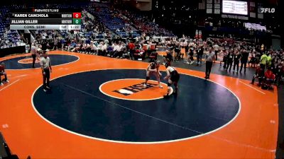 140 lbs Cons. Semi - Karen Canchola, Morton vs Jillian Giller, Winnetka (New Trier)