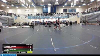 285 lbs Cons. Round 4 - Conrad Miller, South Fremont vs Cody Kaleikini, Box Elder