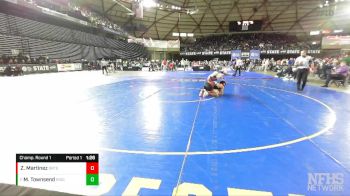 2A 138 lbs Champ. Round 1 - Mason Townsend, Ridgefield vs Zachary Martinez, Orting