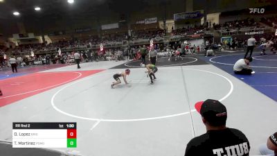 62 lbs Rr Rnd 2 - Demetrius Lopez, Brighton WC vs Timmy Martinez, Pomona Elite