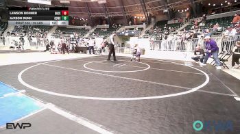46 lbs Quarterfinal - Lawson Bohner, Buck Pride Wrestling vs Jaxson Dunn, Cotton County Wrestling Club