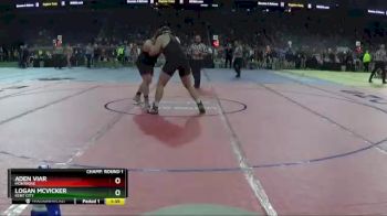 D3-285 lbs Champ. Round 1 - Aden Viar, Montrose vs Logan McVicker, Kent City