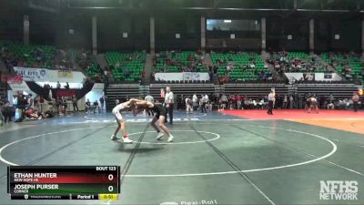 132 lbs Cons. Round 1 - Ethan Hunter, New Hope HS vs Joseph Purser, Corner