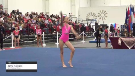 Jenna Mathews - Floor, Kurt Thomas Gymn - 2021 Region 3 Women's Championships