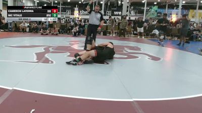 162 lbs Rr Rnd 3 - Cameron Laterra, Dark Horse Black - HSC vs Nic Vitale, Apache Black - HSC