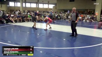 120 lbs Round 1 (32 Team) - Thomas Lobliner, Funky Boyz vs Edgar Mosquera, Gulf Coast WC