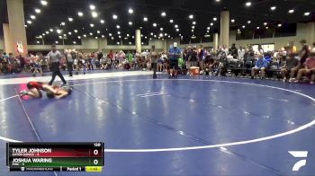 120 lbs Round 1 (32 Team) - Joshua Waring, PWC vs Tyler Johnson, Gator Dawgs