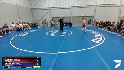 152 lbs Placement Matches (8 Team) - Garrett Reece, Colorado vs Braxton Strick, Missouri