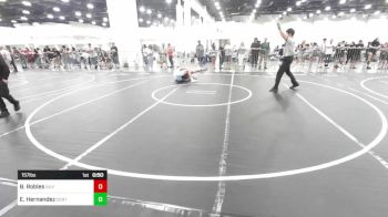 157 lbs Consi Of 8 #1 - Brandon Robles, Silverback WC vs Elijah Hernandez, Central Grand Junction