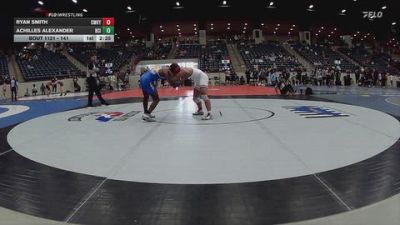 141 lbs Champ. Round 2 - Ryan Smith, CumberlandKY vs Achilles Alexander, Briar Cliff (Iowa)