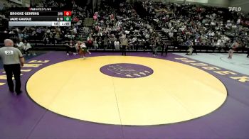 5A 155 lbs 3rd Place Match - Jade Caudle, Olympus vs Brooke Gehring, Springville